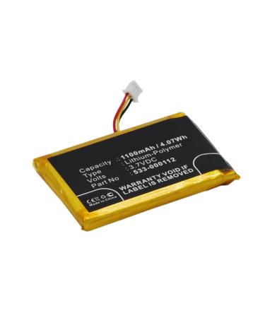 Synergy Digital Keyboard Battery Compatible with Logitech 533-000112 Keyboard Battery (Li-Pol 3.7V 1100mAh)