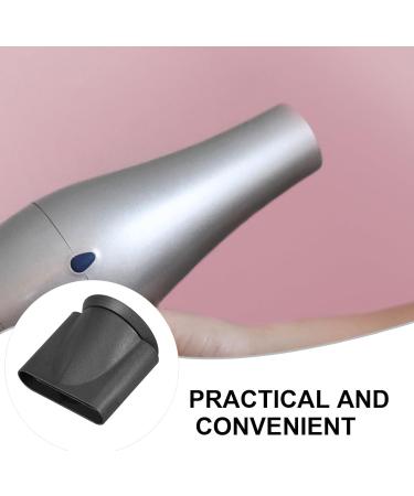 Baluue Hair Dryer Drying Nozzle Hair Dryer Attachment Reusable Blow Flat Nozzle for Hair Dryer Compatible for Dyson 2.75inch 7.00X6.50X5.80CM Black - Buy Online on GoSupps.com