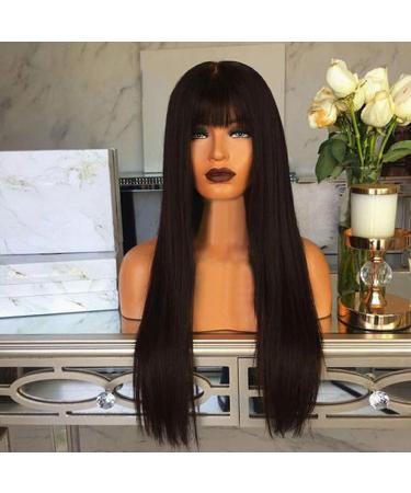 Shop Black Women Bob Wig - Straight Long Human & Synthetic Hair for Anime & 80s Cosplay - International Shipping Available - Buy Online on GoSupps.com