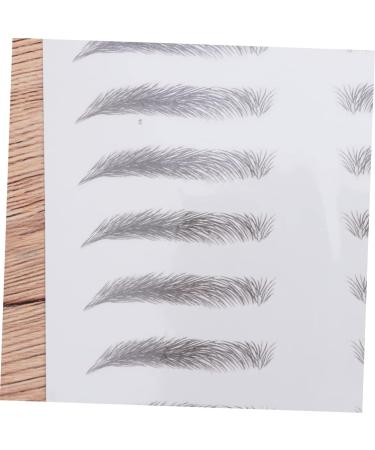 DRESSOOS 2pcs 3d Eyebrow Stickers Realistic Eyebrow Tattoos Ladies Suits Eyebrow Tool The Lazy Water Proof 6d - Buy Online on GoSupps.com