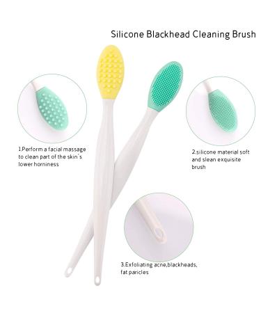 LUTER 6pcs Silicone Exfoliating Lip Brush | Double-Sided Cleaning Tool for Smooth Skin | Assorted Colors - Buy Online on GoSupps.com