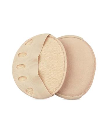 Moonlight Star Five Toes Forefoot Pads for Women High Heels Half Insoles Calluses Corns Foot Pain Care Absorbs Shock Socks Toe Pad Inserts (Color : Beige)