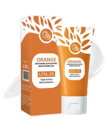 Gels Blanchissants Exfoliants L'orange Gel Blanchissant Pour Le Corps claircissant La Peau Gel Blanchissant Exfoliant Pour Le Visage Pour Tous Peau Orange Exfoliating Whitening Gels (1PC 50g) 1PC 50 g (Lot de 1)