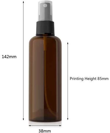TIANZD 100 Pieces Empty 100 ml Green PET Plastic Fine Mist Pump Spray Bottles with Black Top Portable Sprayer for Perfume Water Cosmetic Travel Containers Refillable 2x Funnel - Buy Online on GoSupps.com