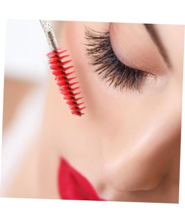 Beavorty 30 pcs Diamond mascara brush lash mascara eyeliner bottles Mascara Miss portable applicator 11.3x1.1cmx3pcs Orange Redx3pcs - Buy Online on GoSupps.com