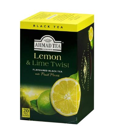 Ahmad Tea - Th noir Ahmad Citron - Boite de 20 sachets