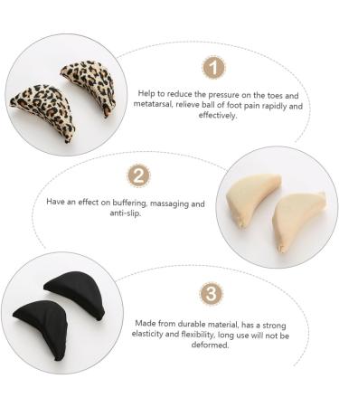 FOMIYES 12 Pairs Toe Plug Sponge Insole Pads for High Heels | Comfort & Support for All-Day Wear - Buy Online on GoSupps.com
