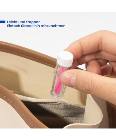 4-Piece Soft Contact Lens Remover Tool Set | Easy Silicone Suction Cups & Bottle | Ideal for Home & Travel (Pink & White - Buy Online on GoSupps.com