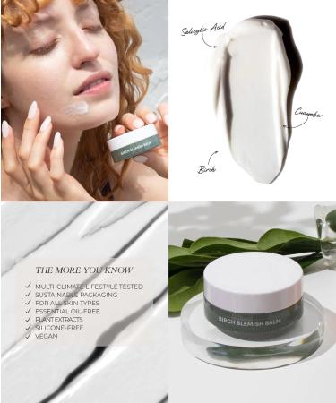 FITGLOW Beauty Natural Birch Blemish Balm | Vegan Clean Beauty | Woman-Owned | 0.5 oz (15 ml) - International Shipping Available - Buy Online on GoSupps.com