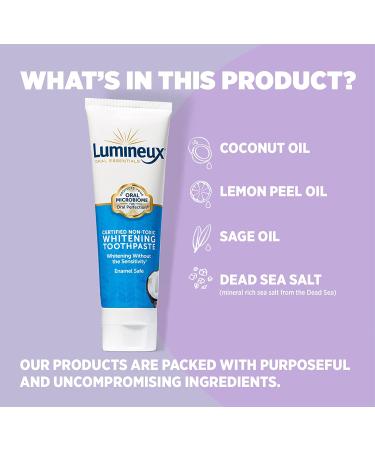 Lumineux Whitening Toothpaste - Medically Developed, 3.75 oz (99.2 g) for Bright Smile - Buy Online on GoSupps.com
