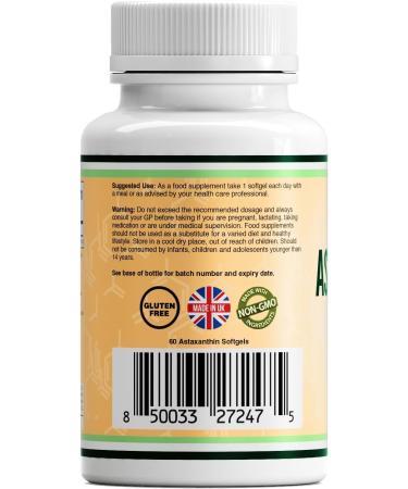 DW Astaxanthin 12mg | 50 Softgel Capsules | High Strength Antioxidant Supplement | Non-GMO & Gluten Free - Buy Online on GoSupps.com