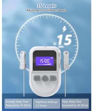 KTS 2.0 CES Sleep Aid Device | Relieve Insomnia Anxiety Depression & Headaches with Microstrom & Cranial Electrotherapy - Buy Online on GoSupps.com