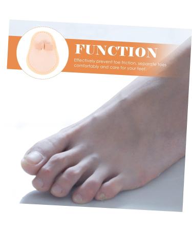 Healifty 4pcs Hallux Valgus Pad Splints Shoe Protector - Bunion Protector Wrap for High Heels - Forefoot Isolation Separator Tool - Brown - Buy Online on GoSupps.com