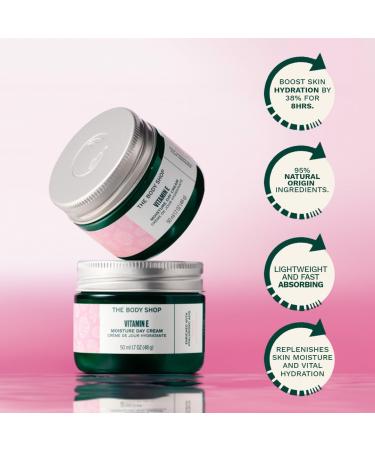 Buy The Body Shop Vitamin E Moisture Cream 50ml - Hydrating Skincare for All Skin Types - International Shipping Available - Buy Online on GoSupps.com