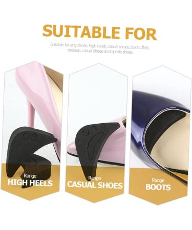 12 Pairs Toe Plug Adjustment Pads - Shoe Head Cushion Inserts for High Heels & Oversized Shoes - Buy Online on GoSupps.com