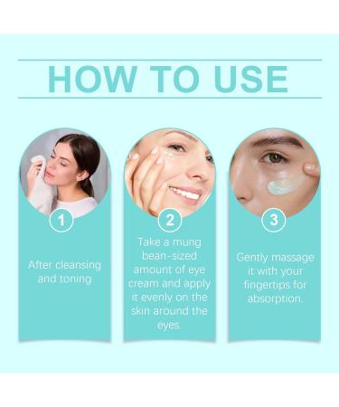 Under Hydrating Eye Cream Rich Moisturizing Eye Cream - 100g of Potential Hydrating Refined Eye Bags - A shiny skin pacifier for a firmer and more facial - Buy Online on GoSupps.com