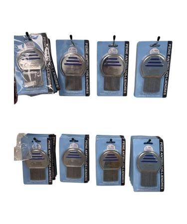 Stainless Steel Lice Removal Comb with Long Teeth and Microgrooved Technology for Complete Egg Elimination - Buy Online on GoSupps.com