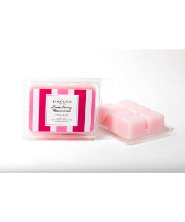 Wax Melts - Vegan Coconut Wax Blend 3oz 6ct (Strawberry Macaroon)