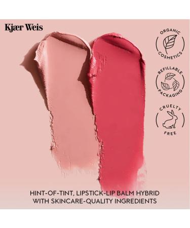 Kjaer Weis Lip Tint - Hydrating Nude Lip Color | Long Lasting Cruelty-Free Makeup | Soft Satin Finish & Nourishing Ingredients - Buy Online on GoSupps.com
