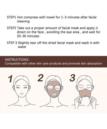 Masque exfoliant Ginseng Masque anti- ge cor en Nettoie la peau morte R tr cit les pores Peel Off Masque Facial Blackhead Remover Convient tous les types de peau 2pcs - Buy Online on GoSupps.com