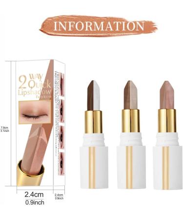 Eye Shadow Stick 2pcs Glitter Eyeshadow Stick Double Color Shimmer Eyeshadow Pen Eyeshadow Pen Twotone Eyeshadow Stick 2in1 Gradient Double Eyeshadow Makeup 2 2 2pcs - Buy Online on GoSupps.com