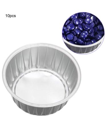 10 Pack Reusable Aluminum Film Wax Beans & Melting Bowls - High Temperature Resistance for Home & Beauty Salon Use - Ideal for Wax Warmers & Hair Removal - Buy Online on GoSupps.com