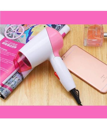 Professional Hair Dryer 1200W Folding Ion Hair Dryer with Nozzle Portable Travel Hair Dryer Compact Hot and Cold Hair Dryer - Buy Online on GoSupps.com
