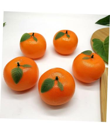 Alipis 5pcs Orange Model Artificial Fruit Mini Decor Light House Decorations for Home Trendy Decor Lifelike Orange Decorations Lifelike Fruit High Simulation Toy Child Foam - Buy Online on GoSupps.com