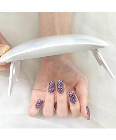 Semi Cured Gel Nail Strips 22 Stickers - Salon-Quality Mermaid Design - UV/LED Lamp Required - Buy Online on GoSupps.com