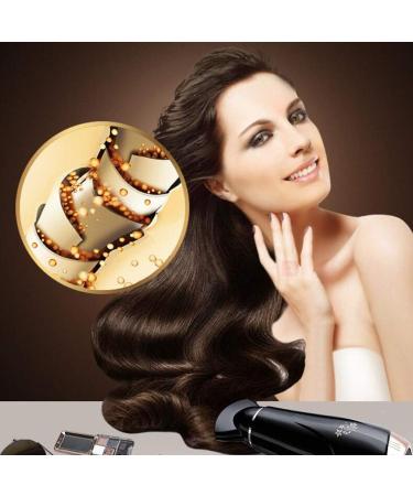 2200W Professional Salon Hair Dryer with Concentrator Diffuser & Comb Powerful Hairdryer Fast Drying Blow Hair-Dryer AC Motor 2 Speed and 3 Heat Cold Shot Button Light Quiet for Women Men Black - Buy Online on GoSupps.com