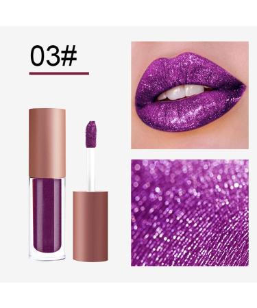 Buy WeixinBuy 4 Colors Matte Metallic Lip Gloss Set - Waterproof Glitter Shimmer Flip Lipsticks | Diamonds Pearl Liquid Lipstick Kit - International Shipping Available - Buy Online on GoSupps.com