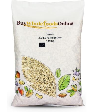 Organic Jumbo Porridge Oats 1.25kg (BWFO) 1.25 kg (Pack of 1) - Buy Online on GoSupps.com