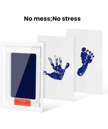 Baby Hand and Footprint Kit Pet Paw Print Kit with 3 Ink Pads and 6 Imprint Cards Inkless Hand and Footprint Pad Safe for Baby Hands and Feet Family Keepsake for Newborn Baby (Blue+Pink+Black) - Buy Online on GoSupps.com