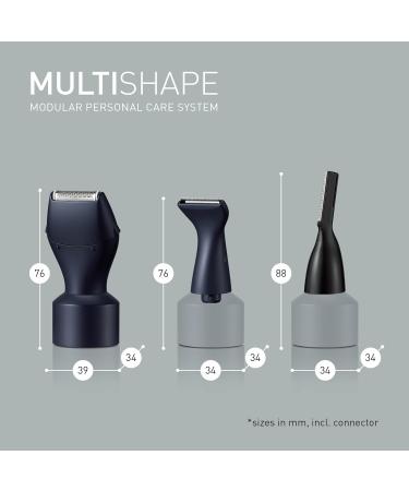 Panasonic ERCDT1A301 MULTISHAPE Modular Personal Care System Detailed Shaving and Trimming Attachments Eyebrow and Beard Trimmers Precise Shave Black - Buy Online on GoSupps.com