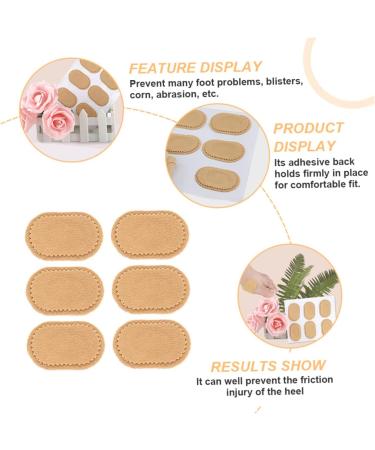 GLEAVI 6sheets Heel Grips Corn Patch Corn Pad Feet Corn Sticker Corn Treatment Pad Self-Adhesive Feet Pad Bunion Foot Protectors Toe Protector Women's Shoes Cotton Foot Stickers - Buy Online on GoSupps.com