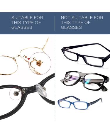 Nirrn Soft Silicone Eyeglass Nose Pads(12 Pairs) Upgraded Air Chamber Eyeglasses Nose Pad 15mm Screw-in Glasses Nose Pad Set Fits Most Glasses With Screws (Drop shape) - Buy Online on GoSupps.com