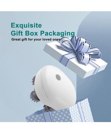 Scalp Massager for Dogs & Cats - Electric Head Massage Device with 4 Massage Heads for Muscle Relief & Tension Release - Buy Online on GoSupps.com