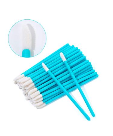 Lunamoon 100 Microburtens & 100 Cotton Swabs + 50 Mascara & 50 Lip Gloss Brushes - Blue Eyelash Extensions Set | International Shipping Available - Buy Online on GoSupps.com
