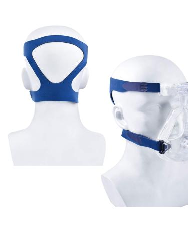 2Pack CPAP Headgear Strap for Resmed Mask, Universal Replacement Headgear Strap for Most Resmed Mask, Comfortable and Elasticity for Achieving Good Seal, Blue