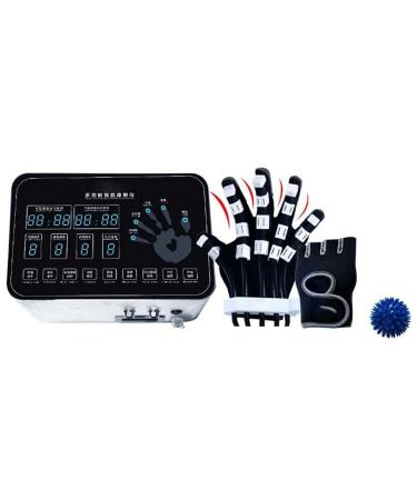 ZZBB Hand Stroke Hemiplegia Rehabilitation Training Equipment Finger Flexion and Extension Exercise Rehabilitation Robot Gloves Left Medium