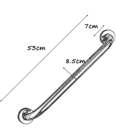 Grab Rail Bathroom Handrail For Showers And Walls Grab Bar Polished Chrome Wall Mounted Safety Support Rail erly Bathroom Handle ( - Buy Online on GoSupps.com