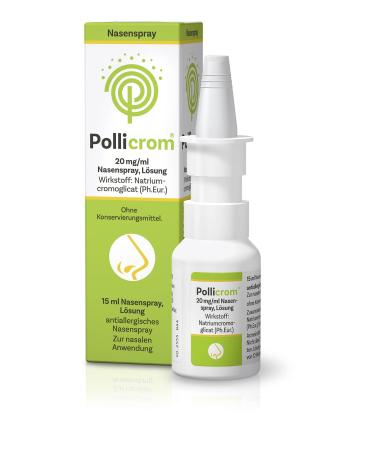Pollicrom nasal spray - year-round gentle basic protection against allergies with cromoglycic acid 15ml - Buy Online on GoSupps.com
