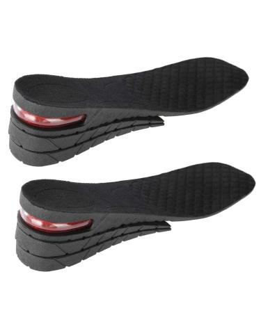 Increase Insoles Height Adjustable 4 Layer Increase Insoles Unisex PU Height of heel lift Highest insoles(03# 3 Layers)
