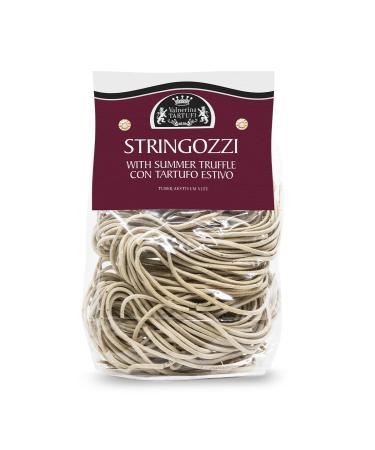 Valnerina Tartufi Italian Strangozzi with Summer Black Truffle | Long Hard Grain Semola Pasta | Gastronomic Typicity from Umbria Italy | Pack 250 gr.