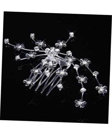 DOITOOL Hair Accessory for Women Hair Jewels for Women Women's Hair Accessories Accesorios Para De Mujeres Flower Hair Comb Wedding Bridal Hair Comb Dress Headband Bride - Buy Online on GoSupps.com