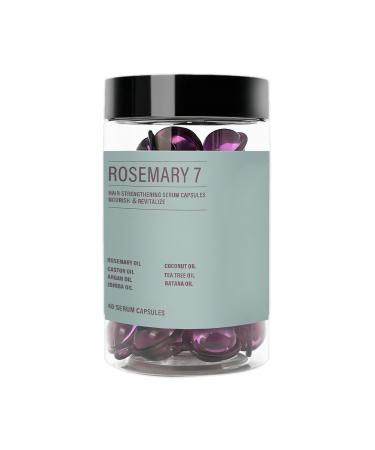 Rosemary oil hair care capsules hair serum for stronger fuller and shinier hair. Use on dry or wet hair. 40 capsules.