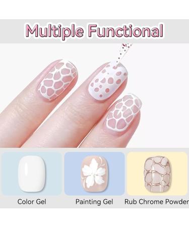 Lightweight Manicure Tool White Black Gel for Travel Outdoor Indoor Business Trip School Girlfriend Wife Friend Sister Daughter - Buy Online on GoSupps.com