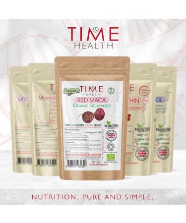 Organic Red Maca Root Capsules - 2000mg Peruvian Source - Gelatinized for Absorption - UK Made - 60 Count - Buy Online on GoSupps.com