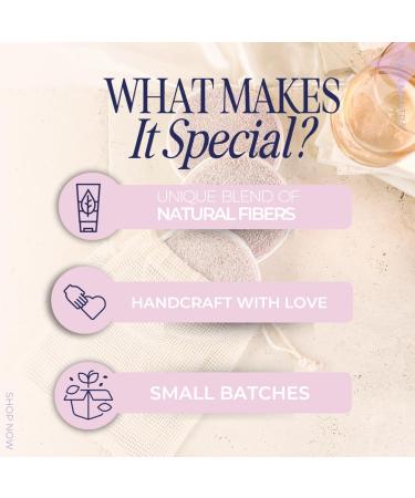 Bamboo Charcoal Makeup Removal Pads - Eco-Friendly Reusable Cleansing Pads - Soft Natural Fiber for All Skin Types - 3 Pack (Pink - Buy Online on GoSupps.com