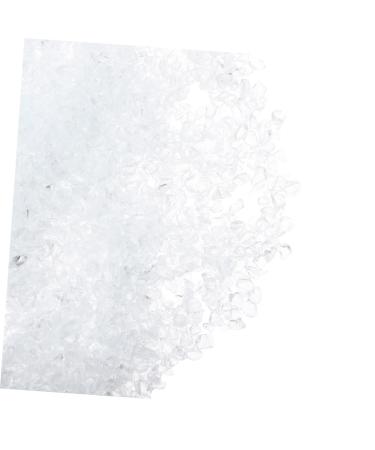 Ipetboom Pierres en Verre Concass Transparentes pour Nail Art 200 G D coration Ongles Bricolage poxy Accessoires Manucure DIY Flair